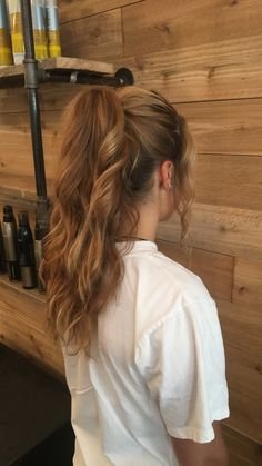 French Braided Crown Ponytail school girls hairstyle