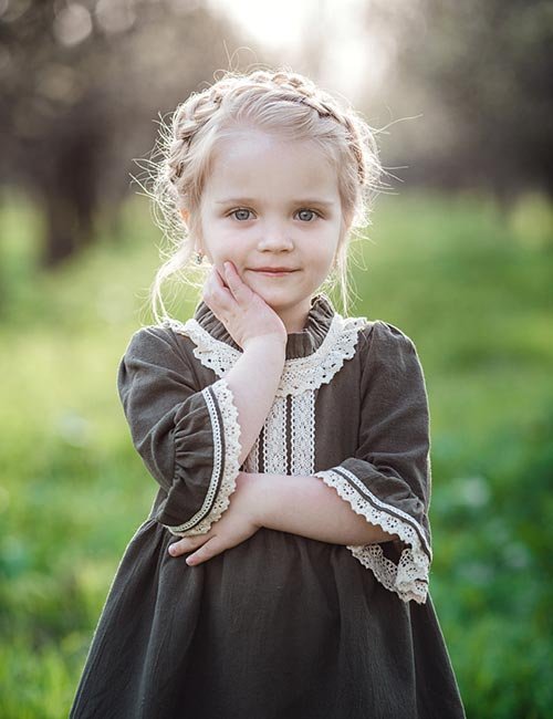 princess crown school girl hairstyle